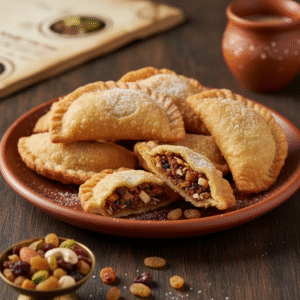 Home dry fruit mix gujiya